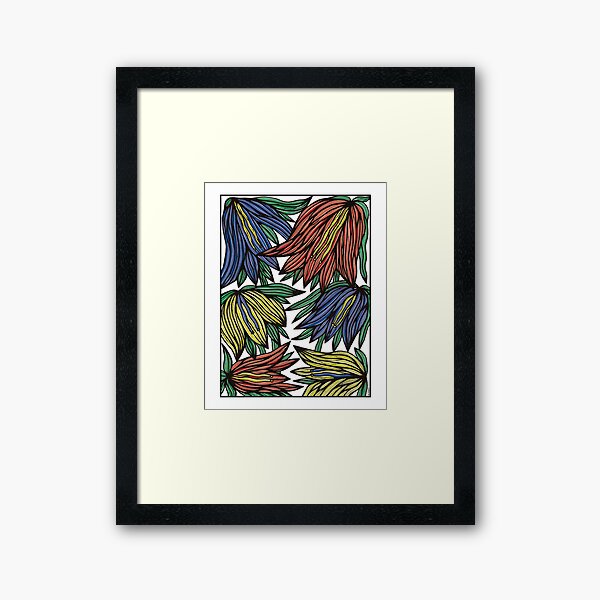 Garden Symphony Framed Art Print