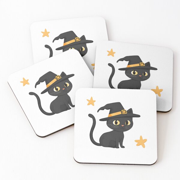 Item preview, Witchy Cat |  Golden Glare designed and sold by FairX.