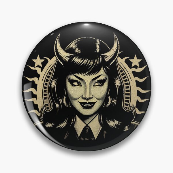 Item preview, Cute Demon Woman designed and sold by PulpVintage.