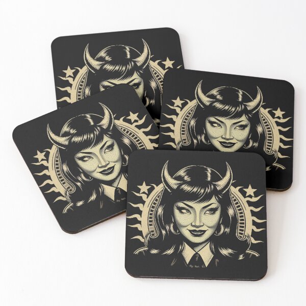 Item preview, Cute Demon Woman designed and sold by PulpVintage.
