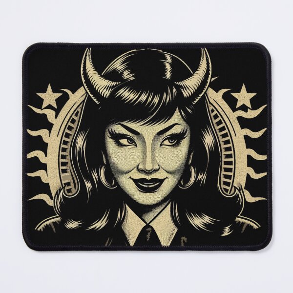 Item preview, Cute Demon Woman designed and sold by PulpVintage.