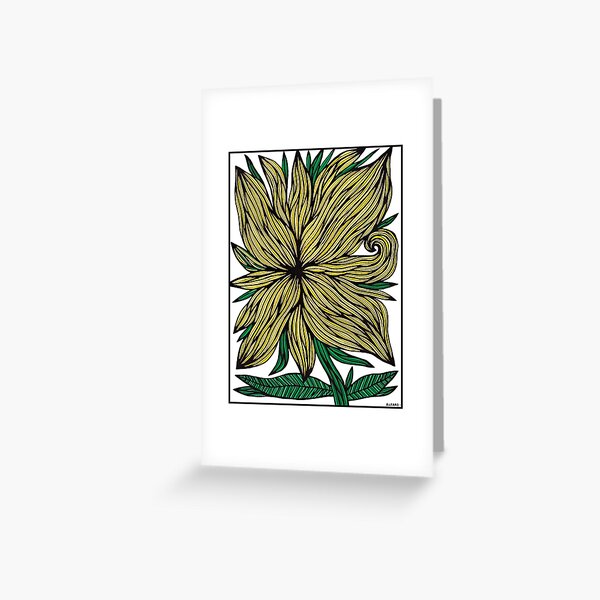 Golden Glow Greeting Card