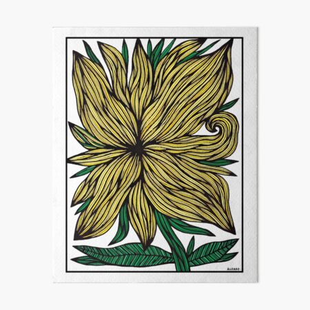 Golden Glow Art Board Print
