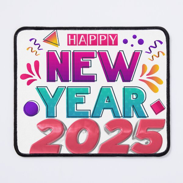 Item preview, Vibrant Happy New Year 2025 designed and sold by marvancatquotes.