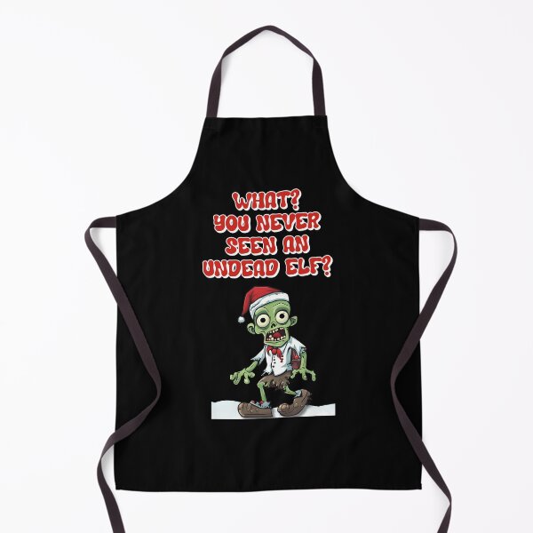 Item preview, What? You Never Seen An Undead Elf? Halloween - Christmas Zombie designed and sold by signshirtz.
