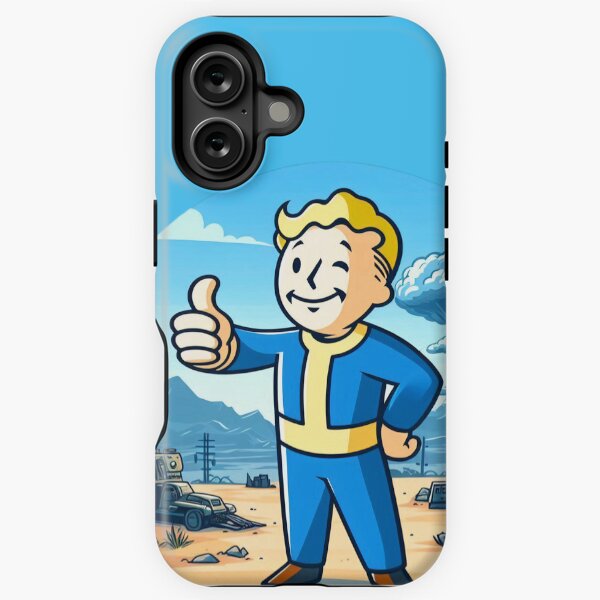 Item preview, Vault-Boy Mushroom Cloud designed and sold by AnimeArtStudio.