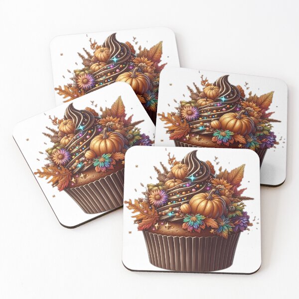 Item preview, Autumn Harvest Cupcake Delight designed and sold by art-magic-ai.