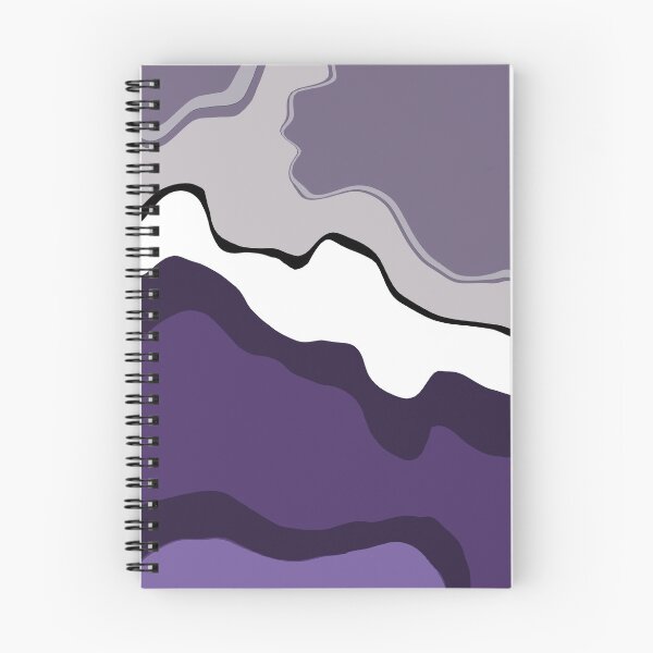 Item preview, Retro Swirls Liquid Swirl Abstract Pattern 70s Style Lilac 4 of 4 designed and sold by Beachy.