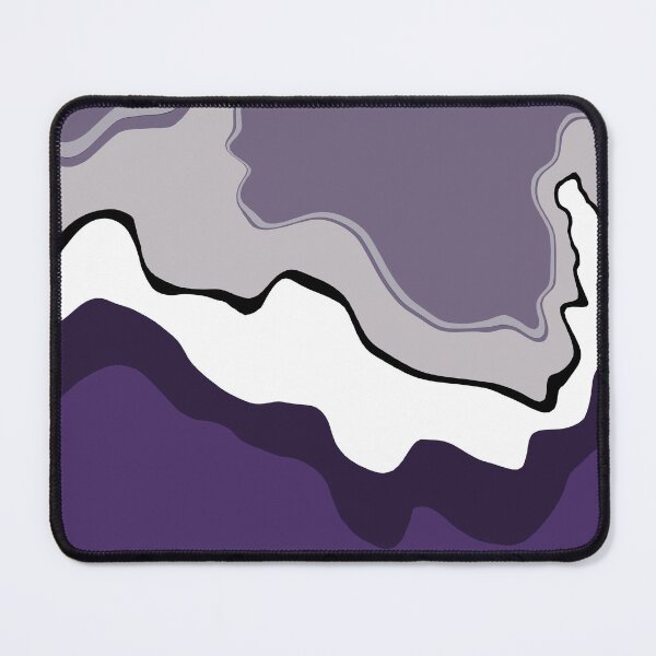 Item preview, Retro Swirls Liquid Swirl Abstract Pattern 70s Style Lilac 4 of 4 designed and sold by Beachy.