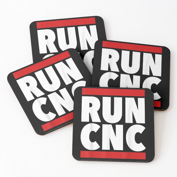 Item preview, RUN CNC Bold Typography - CNC Machining Fan Design designed and sold by Creative Spark.