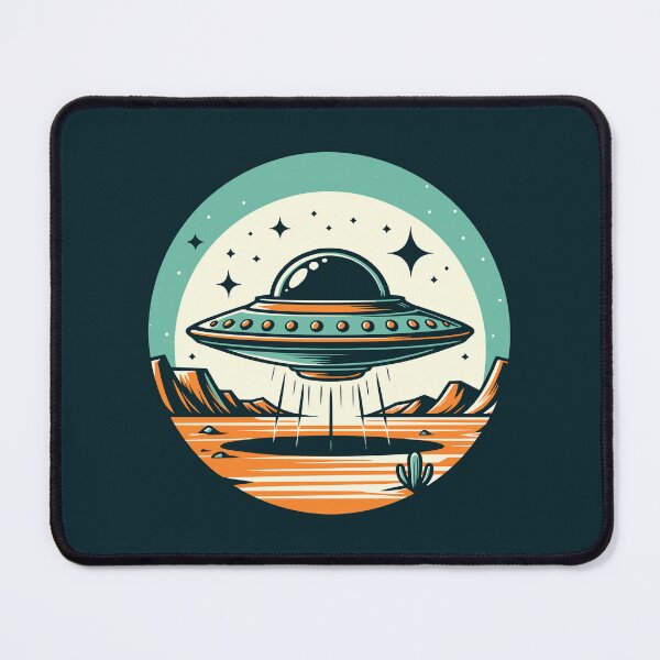 Item preview, UFO in desert designed and sold by roswellboutique.
