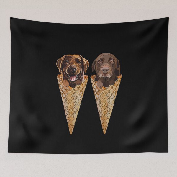 Item preview, Funny Chocolate Labradors designed and sold by Just-Arts-4U.