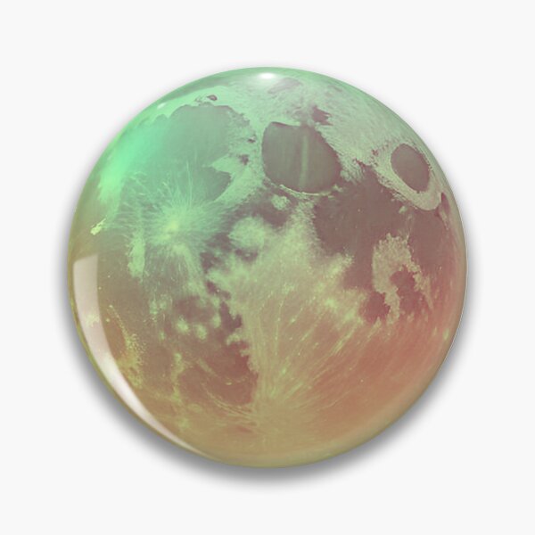 Item preview, MOODY MOON STICKER GOBLIN GREEN designed and sold by Arts4U.