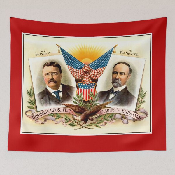 Item preview, Teddy Roosevelt Presidential Campaign Poster designed and sold by posterbobs.