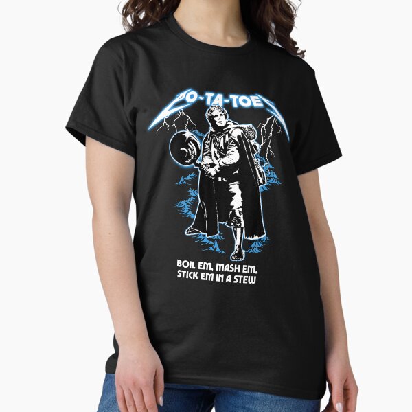 Item preview, Samwise lotr Taters Blue Edition - Boil Um, Mash, frying pan sam designed and sold by therocketman.