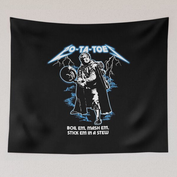 Item preview, Samwise lotr Taters Blue Edition - Boil Um, Mash, frying pan sam designed and sold by therocketman.