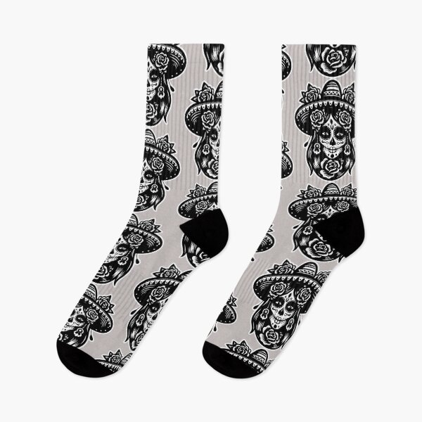 Item preview, Elegante Catrina: Striking Black and White Design Honoring Mexico's Iconic Día de los Muertos designed and sold by Edgar Ramirez.