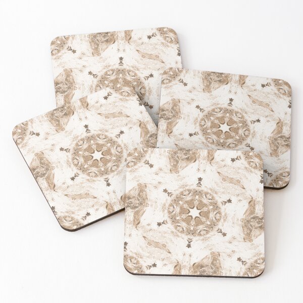 Item preview, Nautical Ship Wheel Pattern in Beige designed and sold by Artistestella.