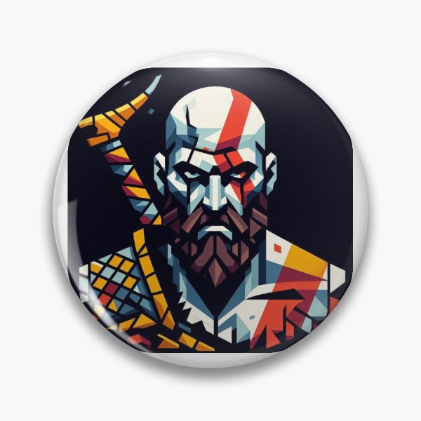 Item preview, Kratos cubist art designed and sold by Johnkaponi.