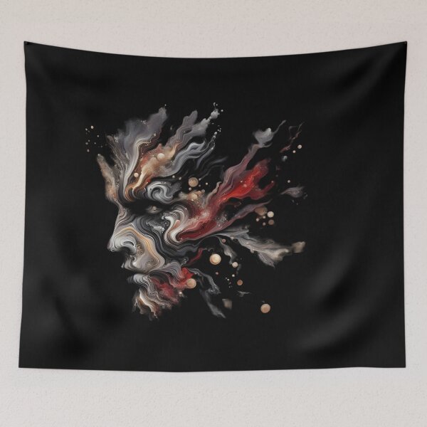 Item preview,  Abstract Face Explosion Art designed and sold by pumsquare.