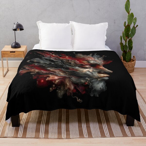 Item preview,  Abstract Human Face in Fiery Waves designed and sold by pumsquare.