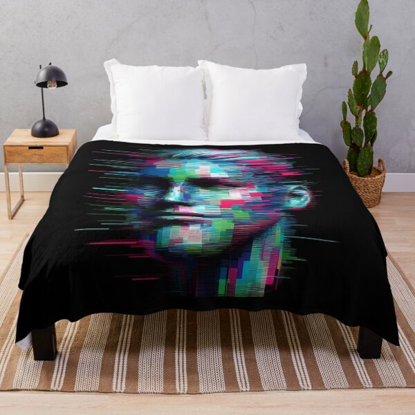 Item preview, Glitch Art Abstract Face designed and sold by pumsquare.