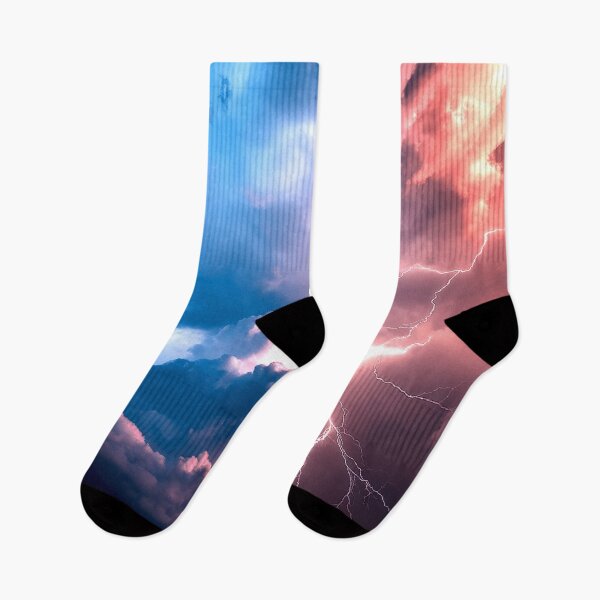 Item preview, Electrifying Skies: A Dance of Lightning and Clouds designed and sold by Exodoi.