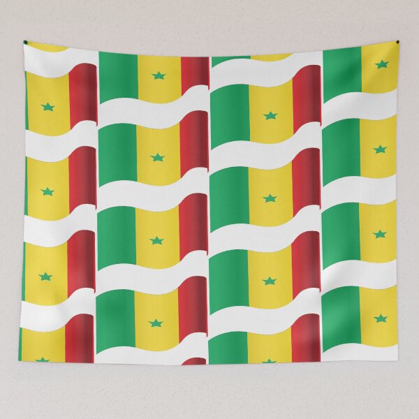 Item preview, Senegal Flag designed and sold by HarveyHandcraftsandDesigns.