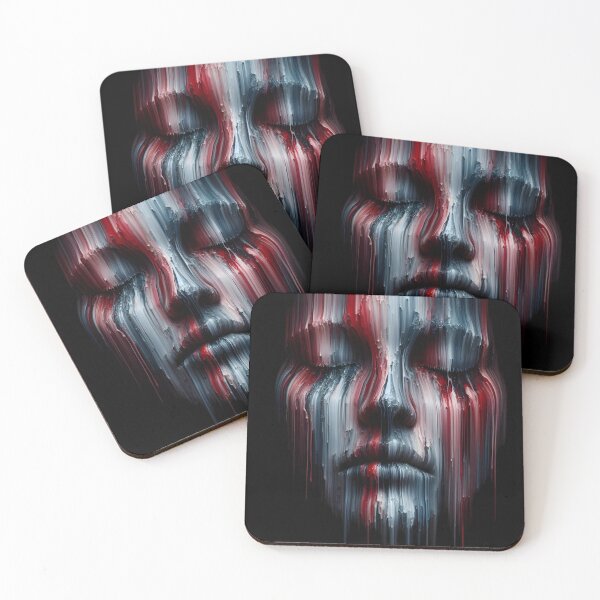 Item preview,  Abstract Melting Face Portrait designed and sold by pumsquare.