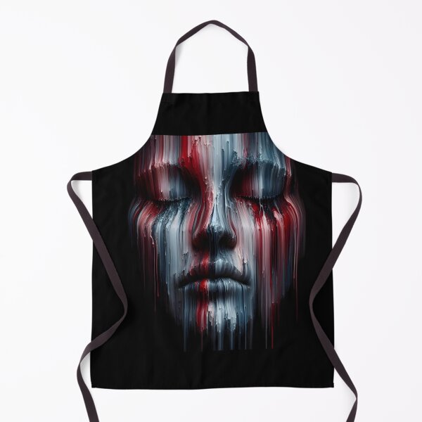 Item preview, Abstract Melting Face Portrait designed and sold by pumsquare.