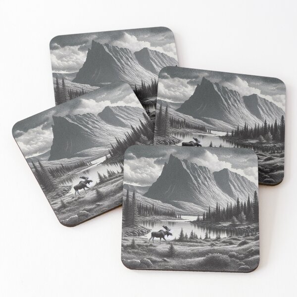 Item preview, MOOSE MOUNTAIN designed and sold by Foxlindesigns.