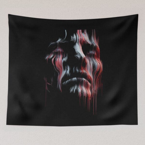 Item preview,  Abstract Melting Face Art designed and sold by pumsquare.