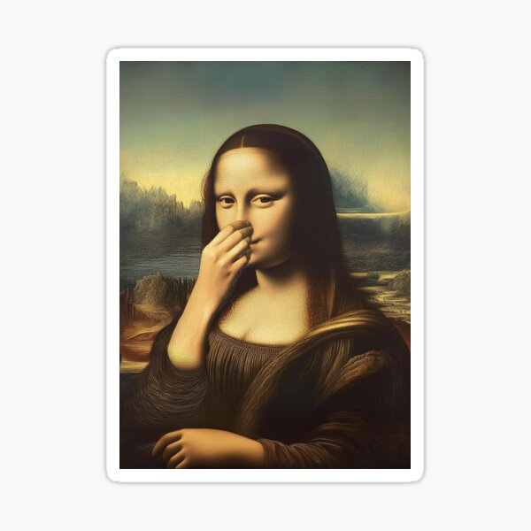 Aperçu de l'œuvre Salle de bain amusante de Mona Lisa créée et vendue par LanaMeyers.