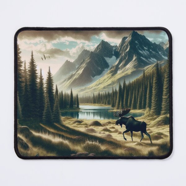 Item preview, MOOSE IN THE MEADOW designed and sold by Foxlindesigns.
