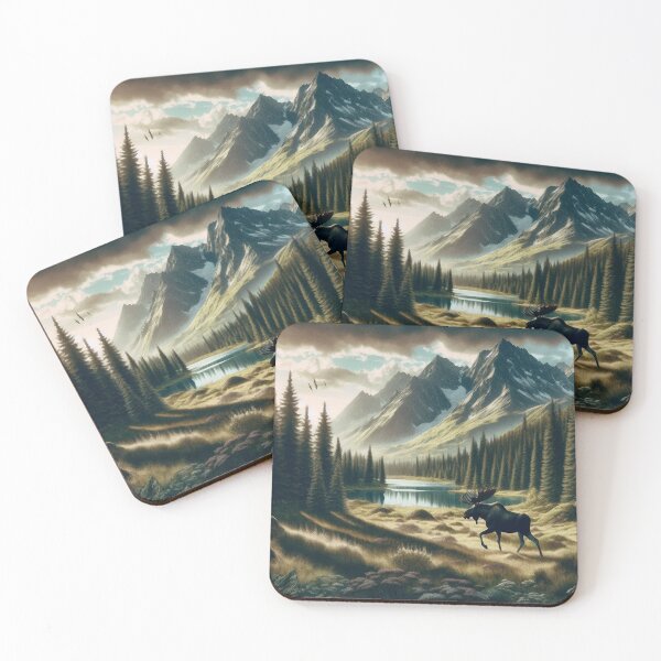 Item preview, MOOSE IN THE MEADOW designed and sold by Foxlindesigns.