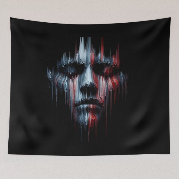 Item preview,  Dripping Skull Abstract Art designed and sold by pumsquare.
