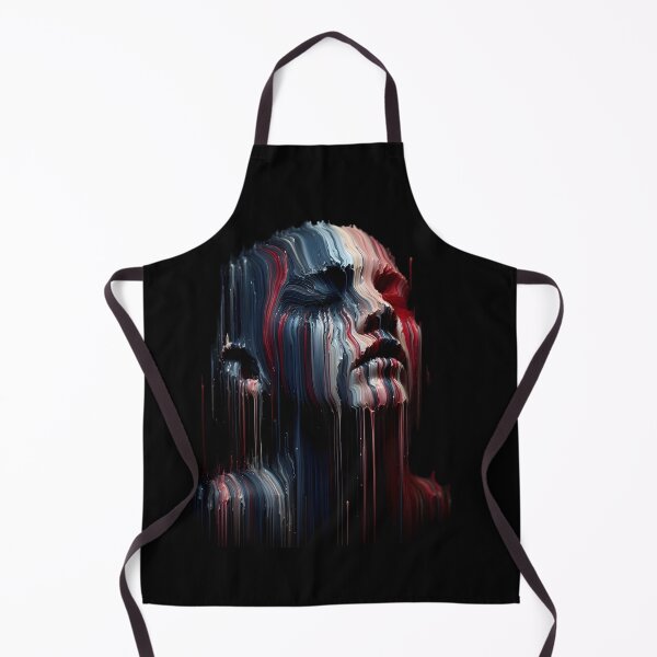 Aperçu de l'œuvre Portrait abstrait aux teintes profondes créée et vendue par pumsquare.