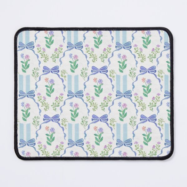 Item preview, Grandmacore Grand Millennial Blue Floral Coquette designed and sold by Laura Lise Wong.