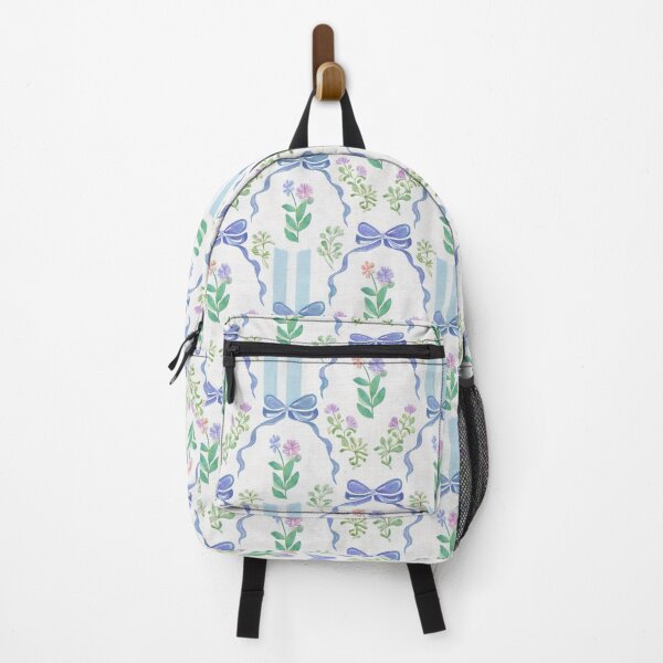 Item preview, Grandmacore Grand Millennial Blue Floral Coquette designed and sold by Laura Lise Wong.