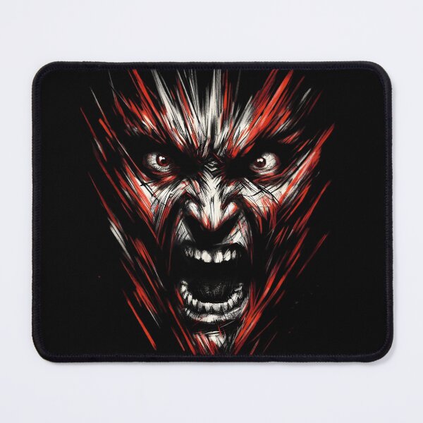 Item preview,  Intense Fury Abstract Face Art designed and sold by pumsquare.