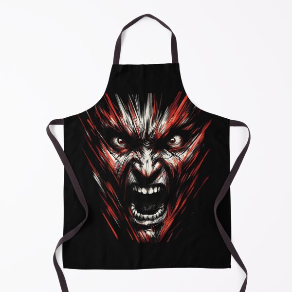 Item preview,  Intense Fury Abstract Face Art designed and sold by pumsquare.