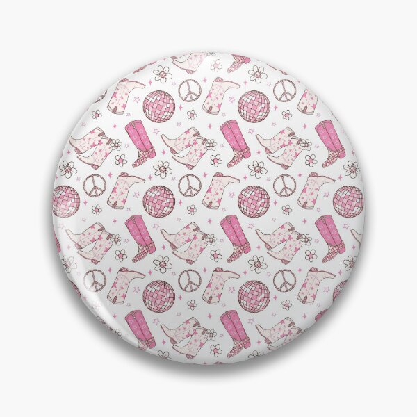 Item preview, Cowgirl Pattern, Retro Pink Pattern designed and sold by graphic-genie.