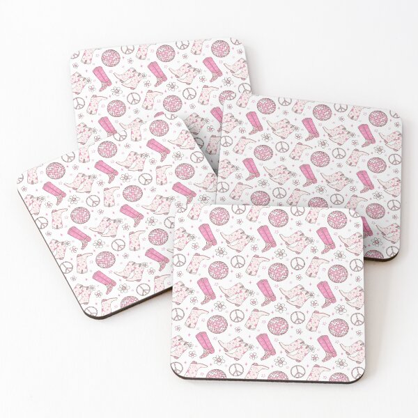 Item preview, Cowgirl Pattern, Retro Pink Pattern designed and sold by graphic-genie.