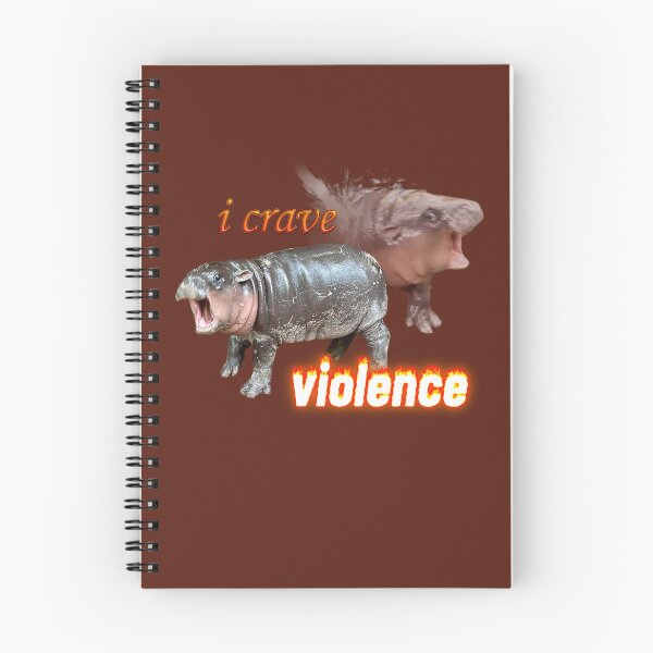 Item preview, Moo Deng I Crave Violence designed and sold by snazzyseagull.