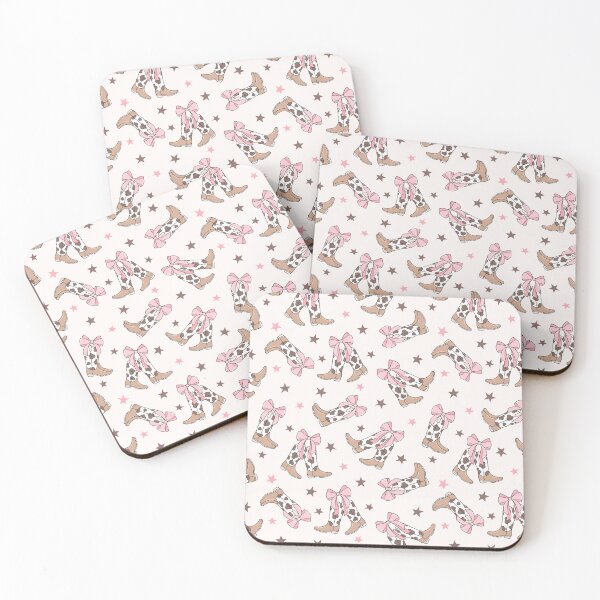 Item preview, Cowgirl Pattern, Retro Pink Pattern designed and sold by graphic-genie.