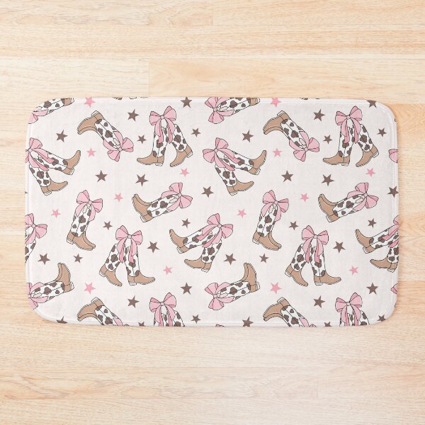 Item preview, Cowgirl Pattern, Retro Pink Pattern designed and sold by graphic-genie.