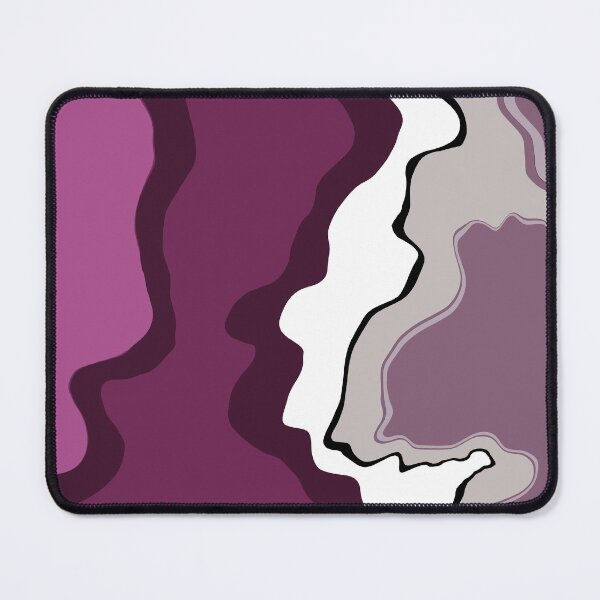 Item preview, Retro Swirls Liquid Swirl Abstract Pattern 70s Style Pinkish Maroon 1 of 4 designed and sold by Beachy.