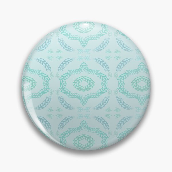 Item preview, Planta de helecho / Mandala floral (azul) designed and sold by Cavernby.