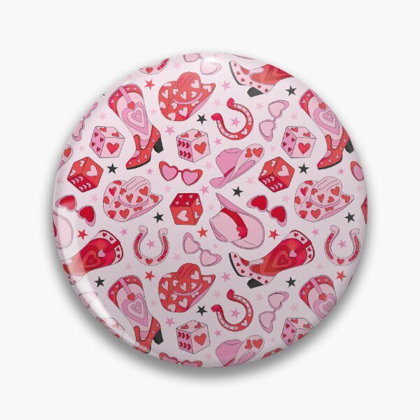 Item preview, Cowgirl Pattern, Retro Pink Pattern designed and sold by graphic-genie.