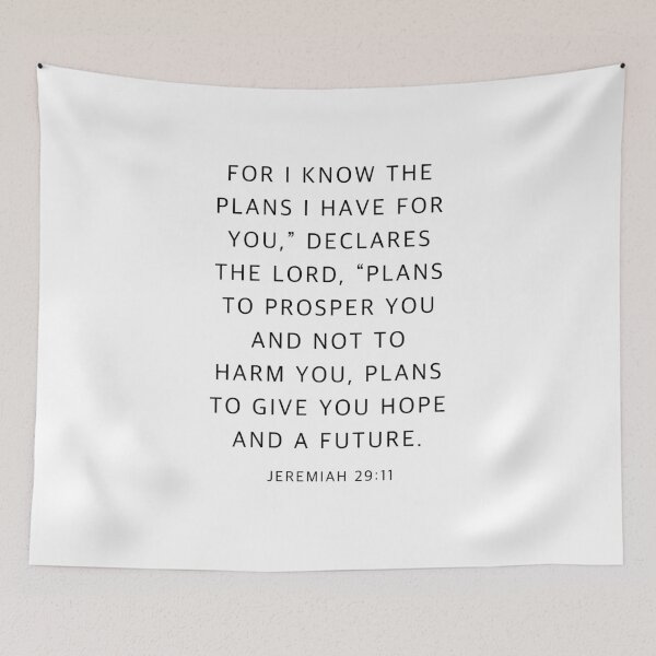 Item preview, For I know the plans I have for you,” declares the LORD, “plans to prosper you and not to harm you, plans to give you hope and a future. designed and sold by corbrand.
